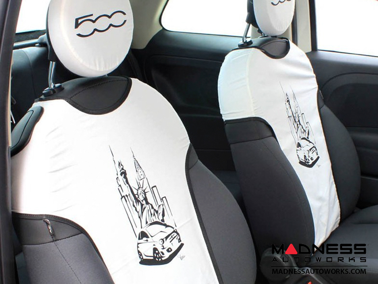 FIAT 500 Seat Cover Set Statue of Liberty/ New York
